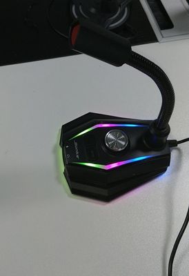کامپیوتر دسکتاپ لپ تاپ مایکروفون سیم کشی USB بازی زنده تغییر دهنده صدا صدا چت میکروفون