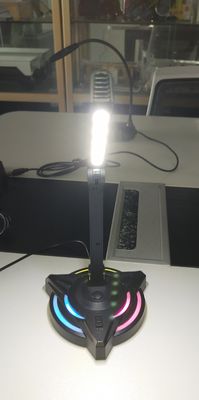 USB دسکتاپ جلسه کامل کاراکه اسپورتی میکروفون 2 تنظیم لامپ میز
