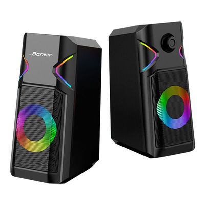 اسپیکر کامپیوتر بازی RGB USB لپ تاپ کوچک صوتی سوپر حجم Subwoofers دسکتاپ